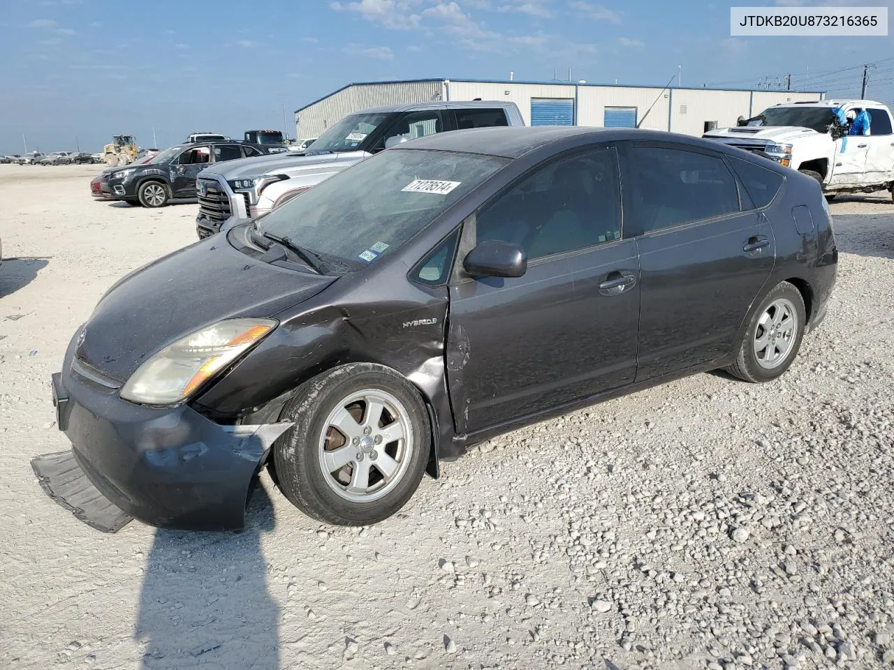 2007 Toyota Prius VIN: JTDKB20U873216365 Lot: 71278514