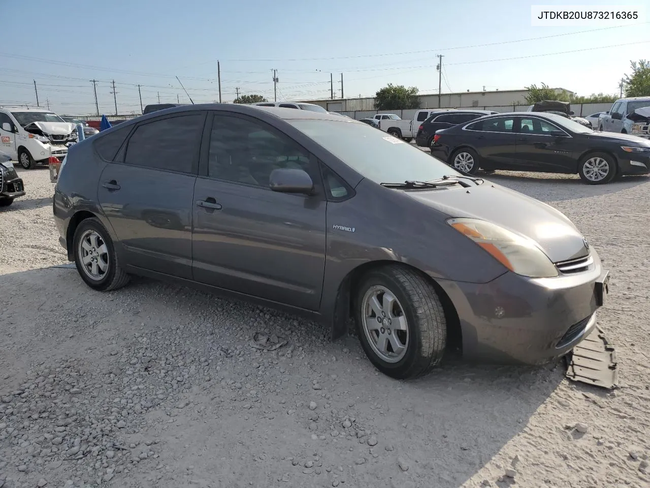 2007 Toyota Prius VIN: JTDKB20U873216365 Lot: 71278514