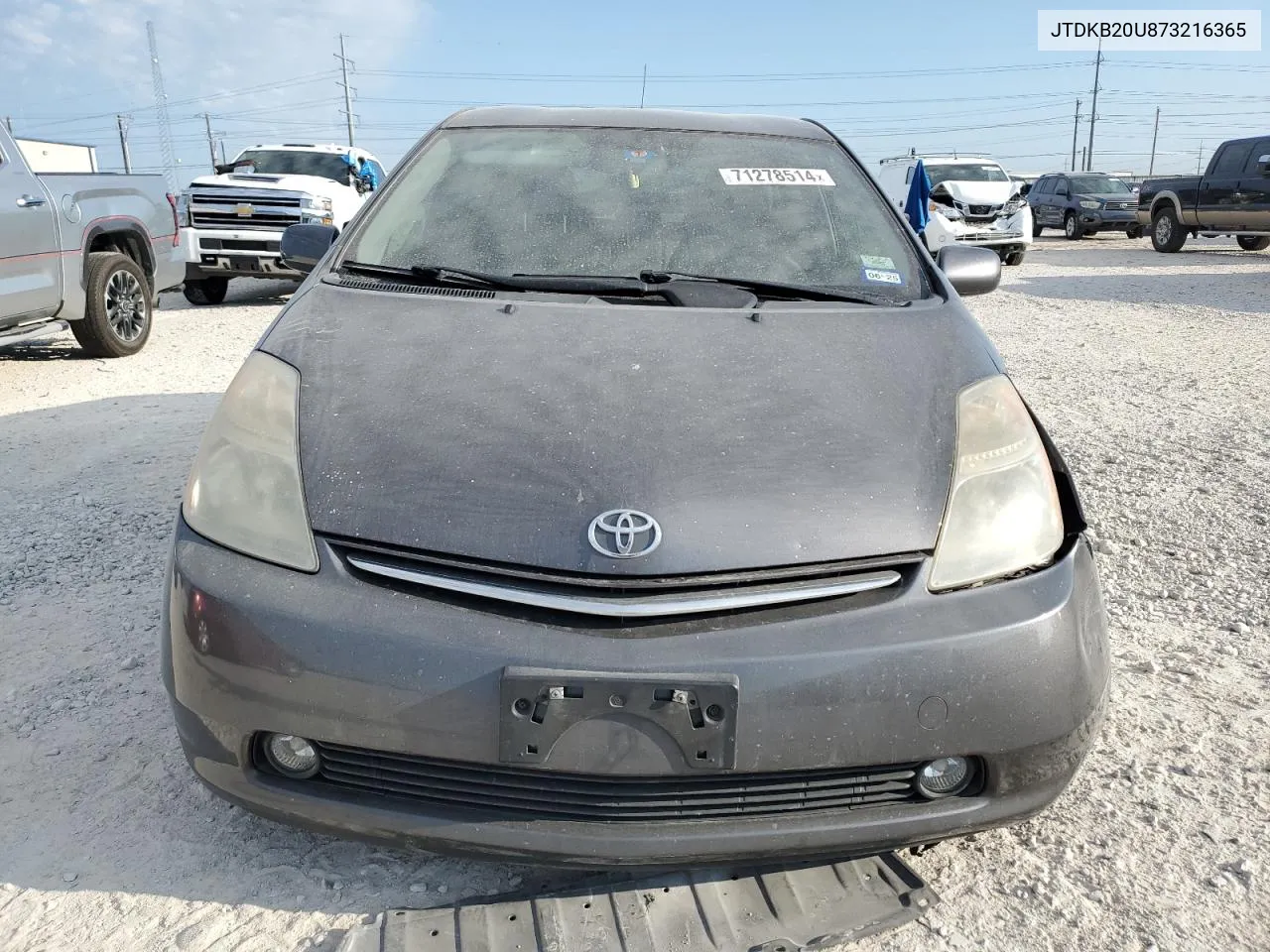 JTDKB20U873216365 2007 Toyota Prius