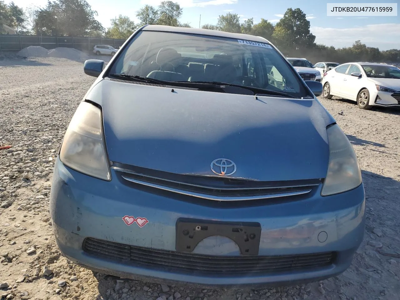 JTDKB20U477615959 2007 Toyota Prius