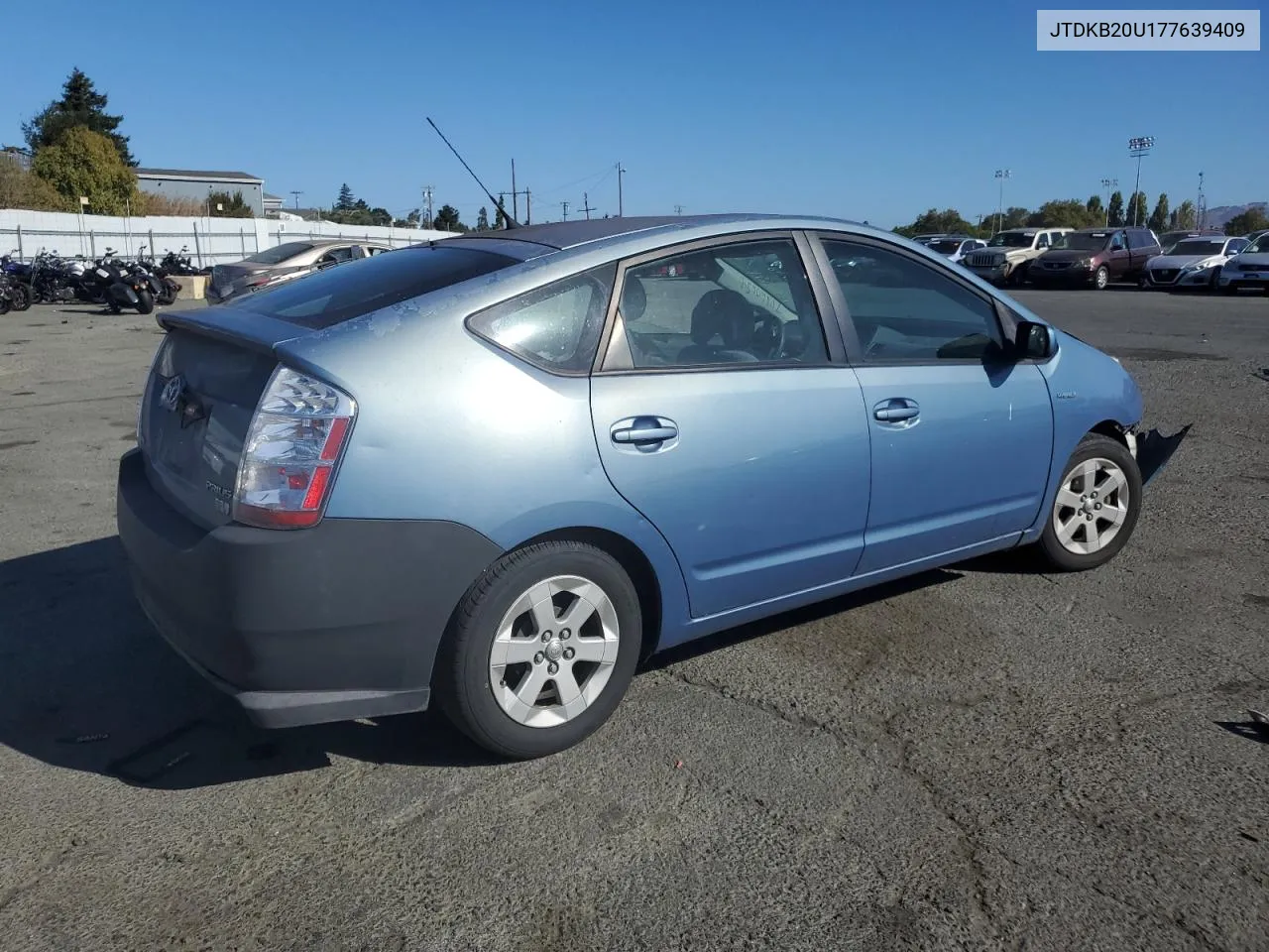 2007 Toyota Prius VIN: JTDKB20U177639409 Lot: 71460654