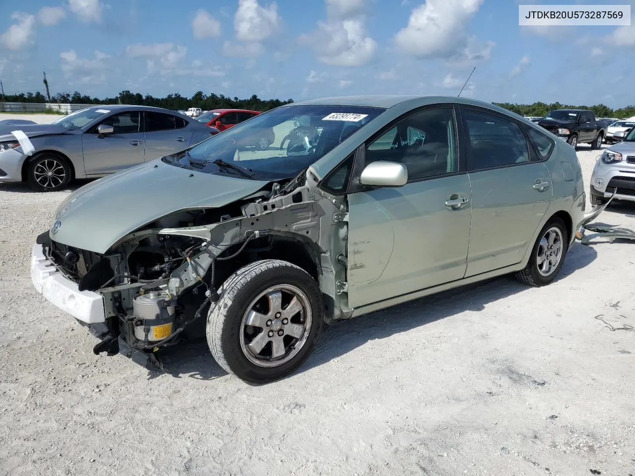 2007 Toyota Prius VIN: JTDKB20U573287569 Lot: 71538674