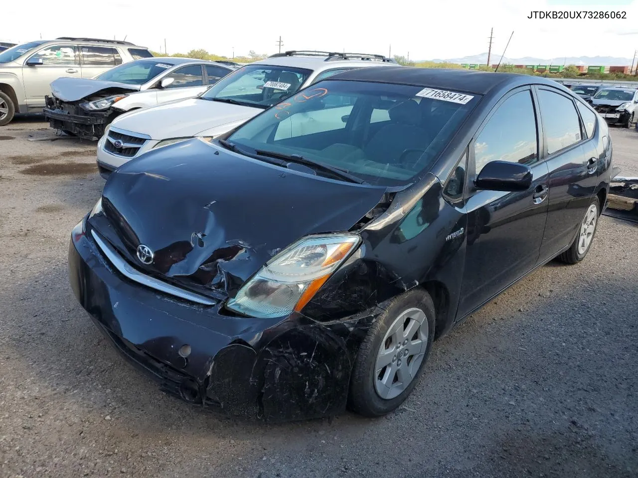 2007 Toyota Prius VIN: JTDKB20UX73286062 Lot: 71658474