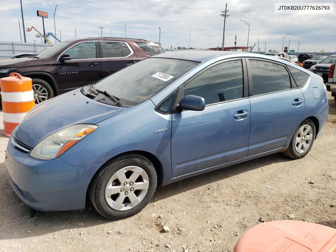 2007 Toyota Prius VIN: JTDKB20U777626793 Lot: 71733884