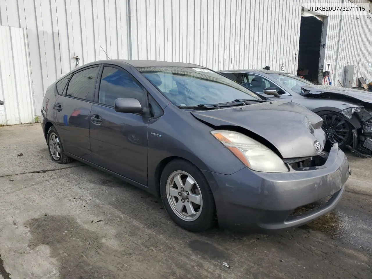 2007 Toyota Prius VIN: JTDKB20U773271115 Lot: 71767524