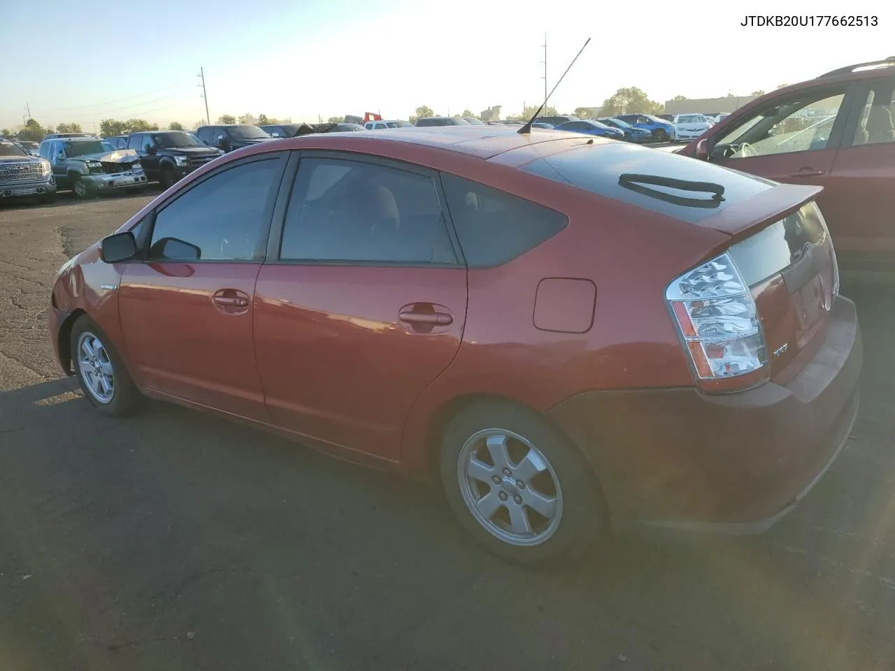 2007 Toyota Prius VIN: JTDKB20U177662513 Lot: 71858004