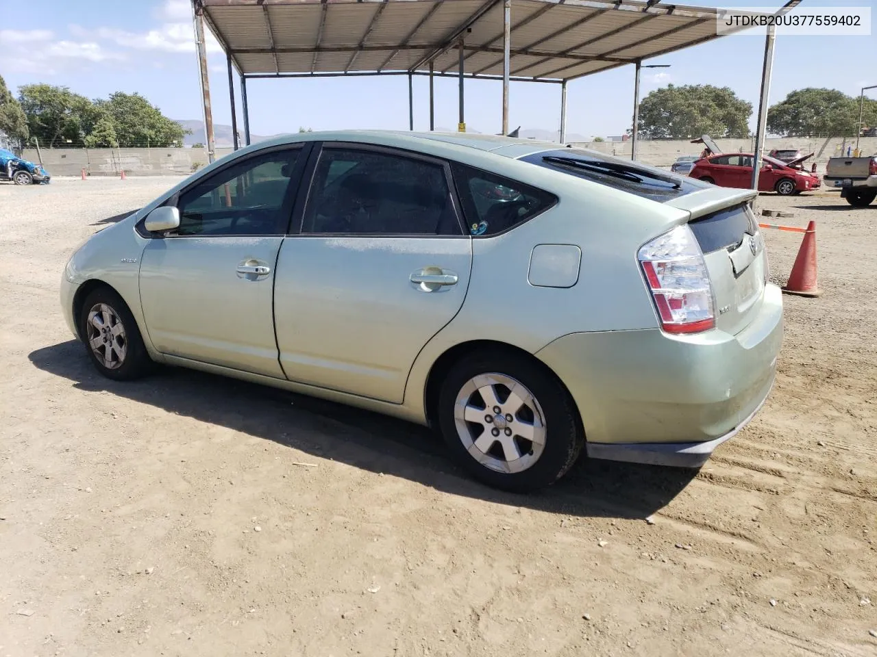 2007 Toyota Prius VIN: JTDKB20U377559402 Lot: 71874814