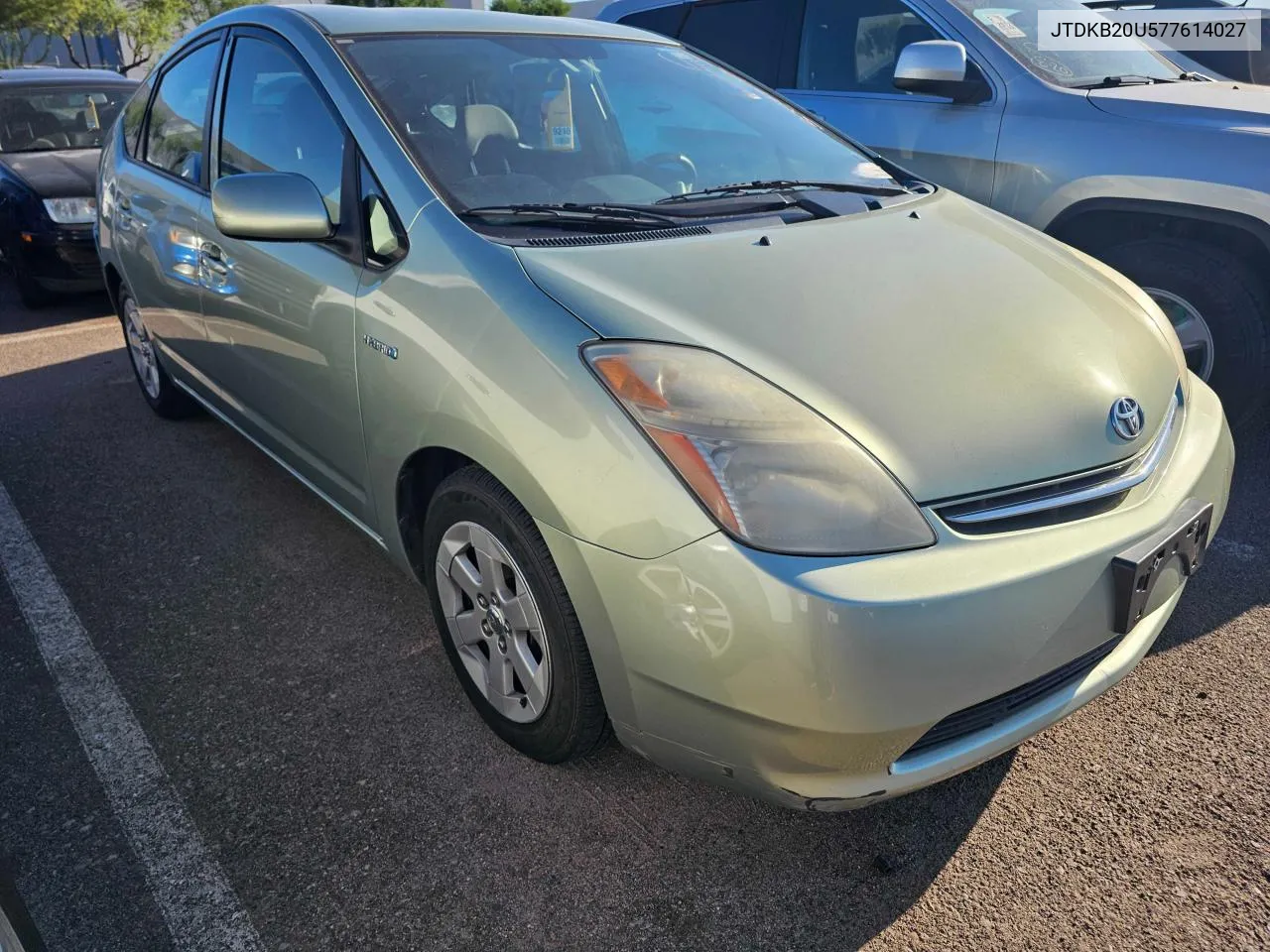 JTDKB20U577614027 2007 Toyota Prius