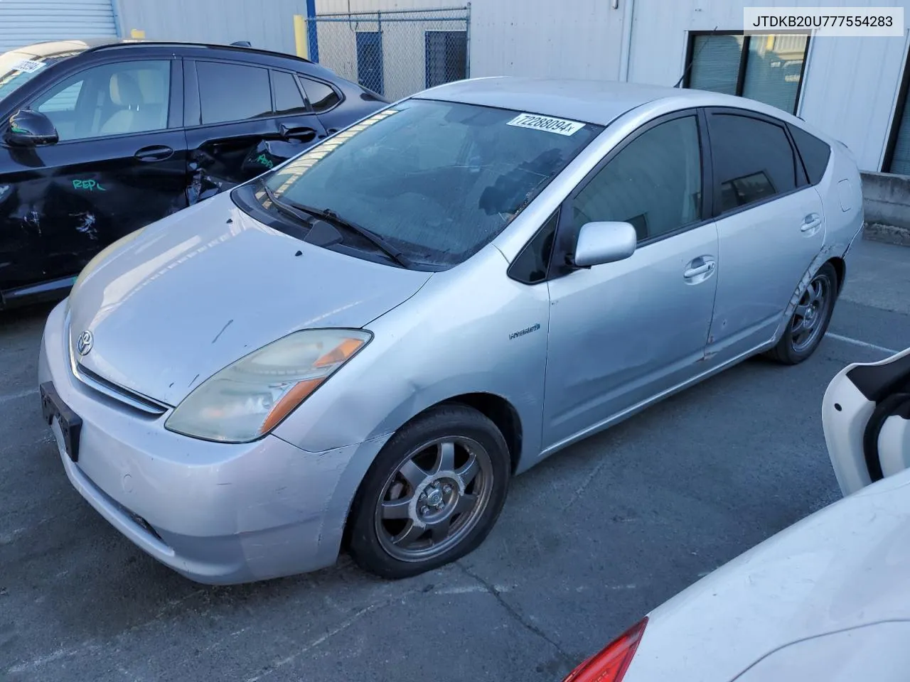 2007 Toyota Prius VIN: JTDKB20U777554283 Lot: 72288094