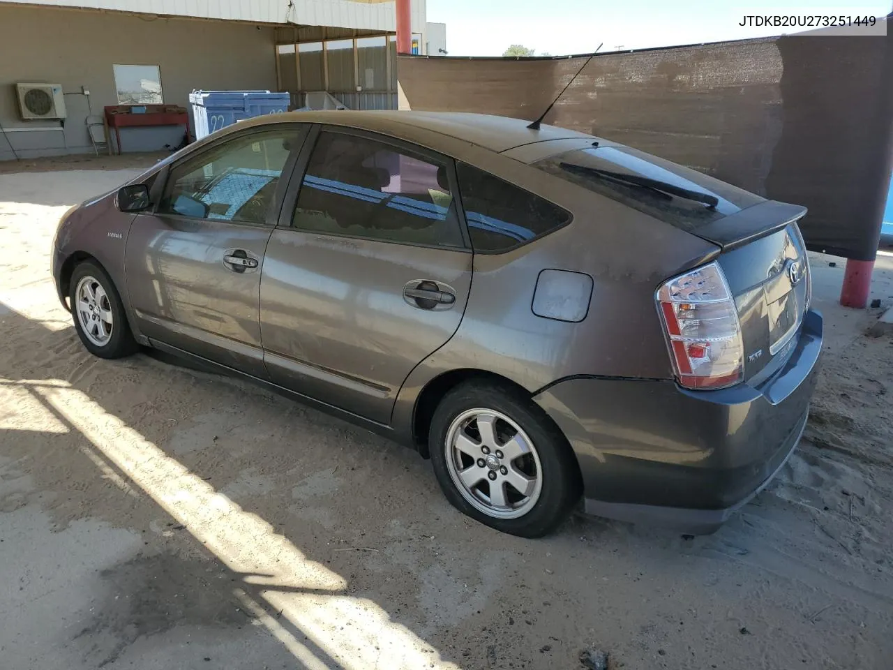 2007 Toyota Prius VIN: JTDKB20U273251449 Lot: 72289454