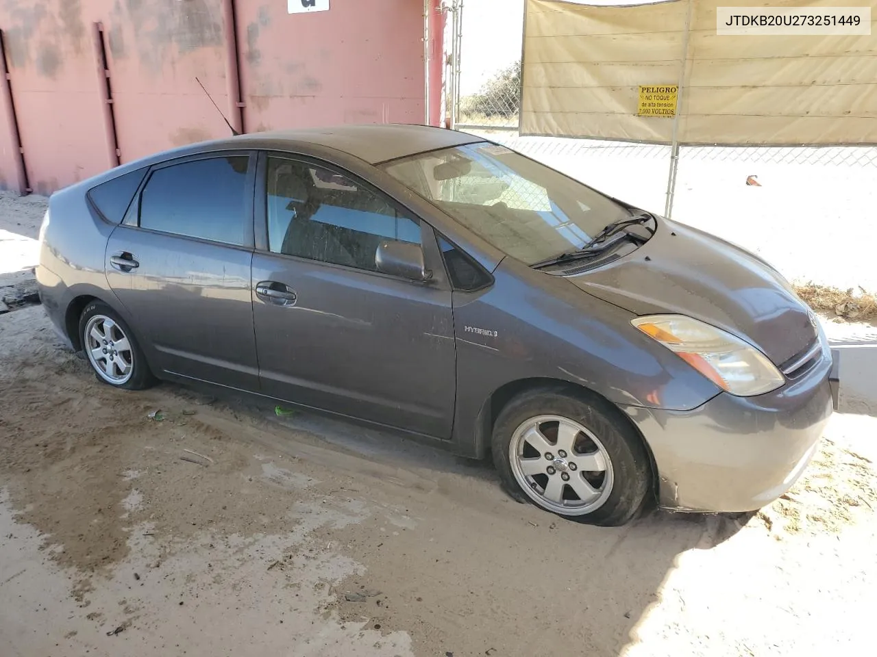 2007 Toyota Prius VIN: JTDKB20U273251449 Lot: 72289454