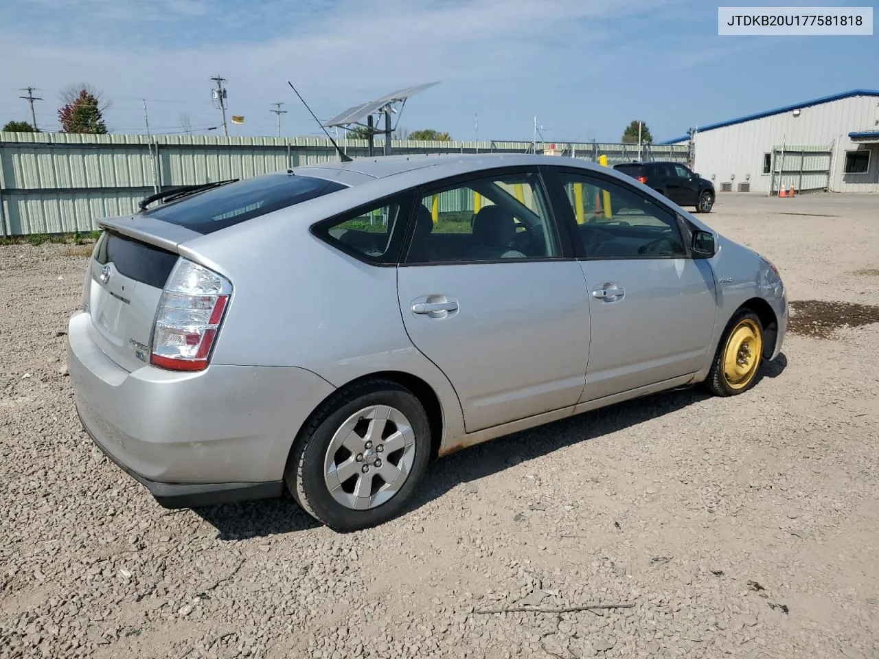 2007 Toyota Prius VIN: JTDKB20U177581818 Lot: 72353424