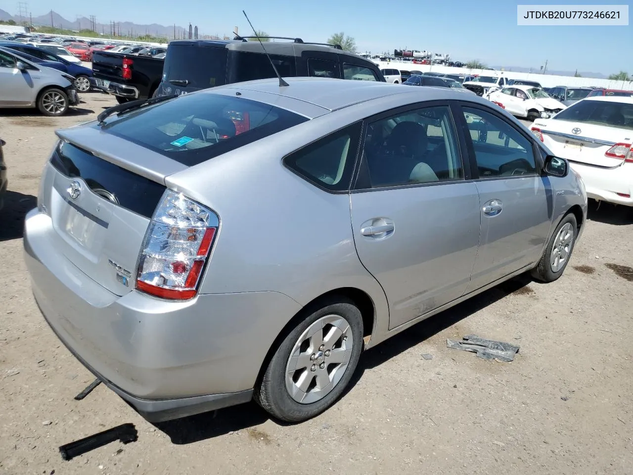 2007 Toyota Prius VIN: JTDKB20U773246621 Lot: 72363054