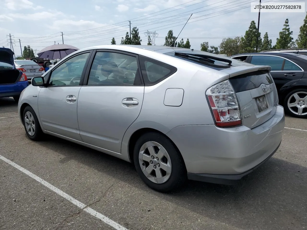 2007 Toyota Prius VIN: JTDKB20U277582878 Lot: 72405994