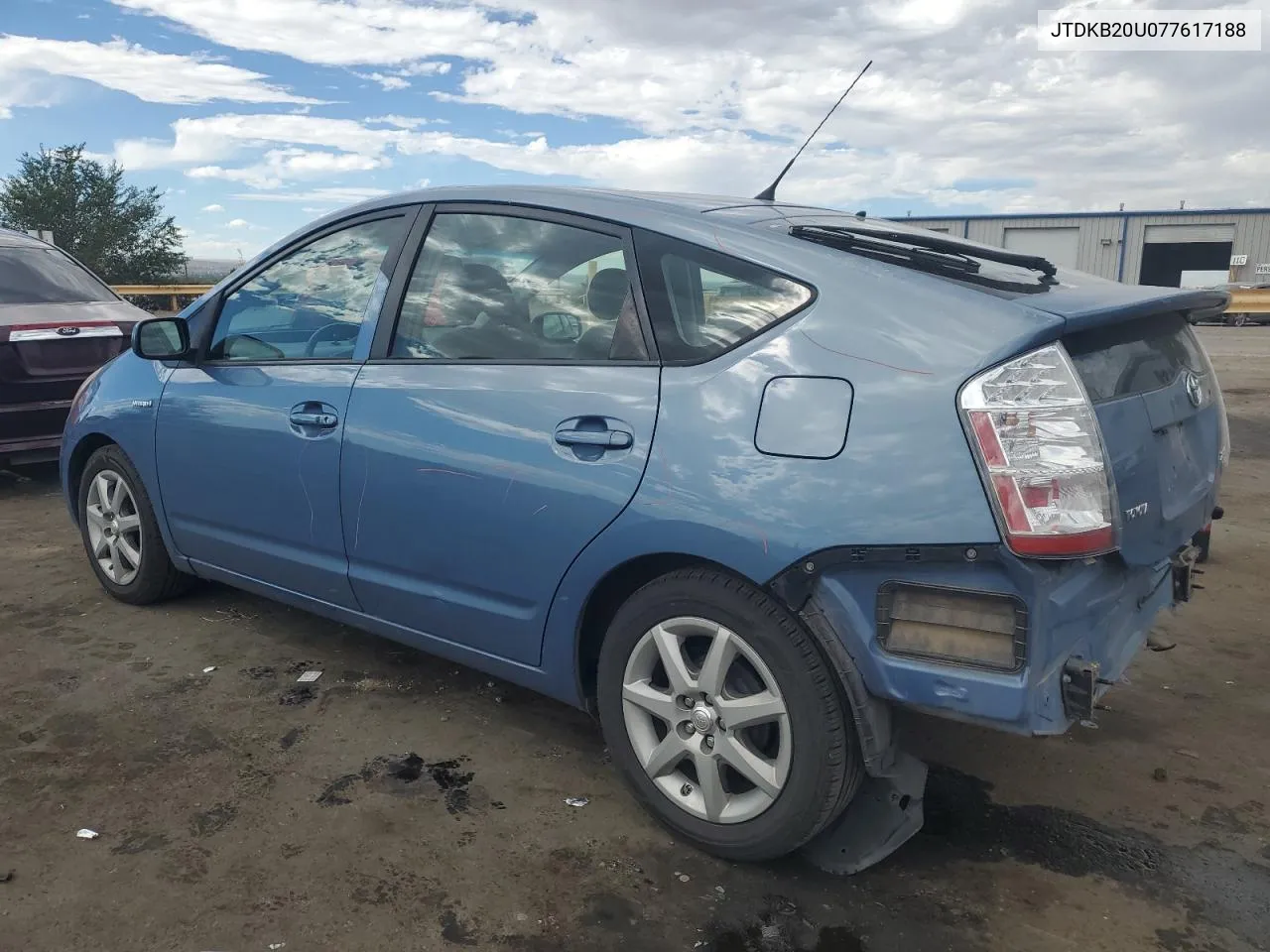 2007 Toyota Prius VIN: JTDKB20U077617188 Lot: 72426454