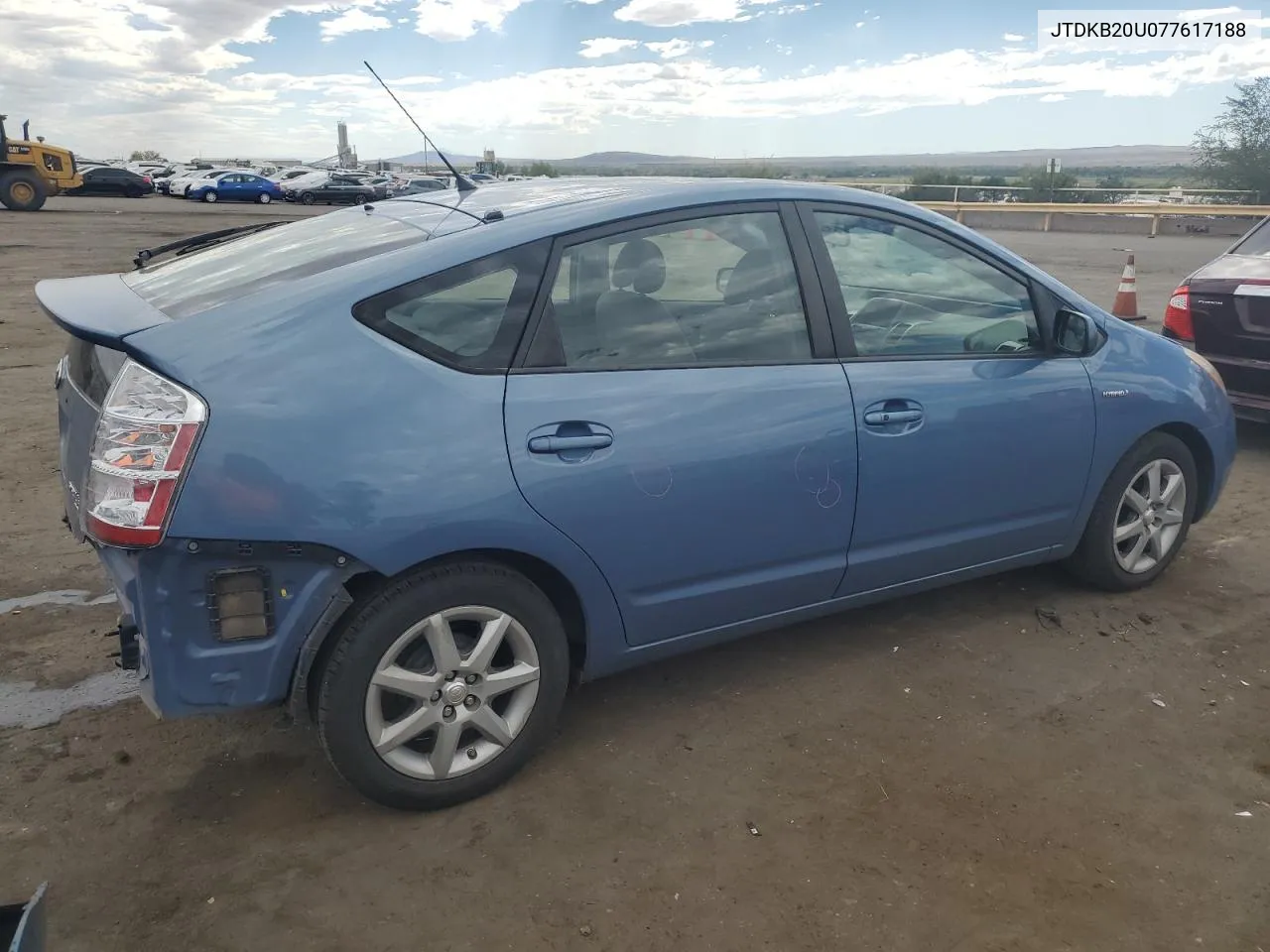 2007 Toyota Prius VIN: JTDKB20U077617188 Lot: 72426454