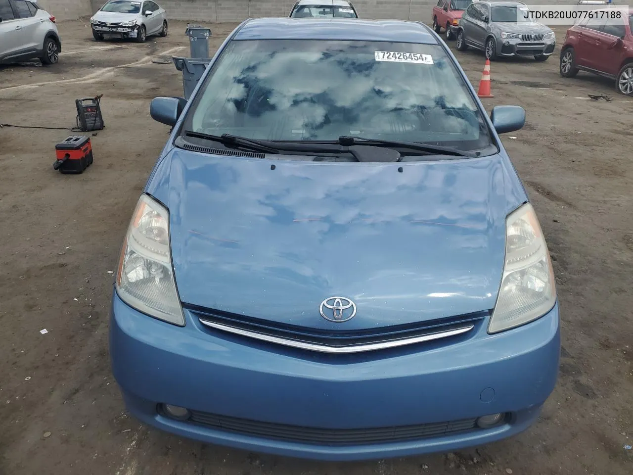 2007 Toyota Prius VIN: JTDKB20U077617188 Lot: 72426454