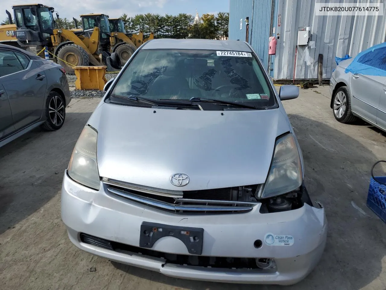 2007 Toyota Prius VIN: JTDKB20U077614775 Lot: 72745184