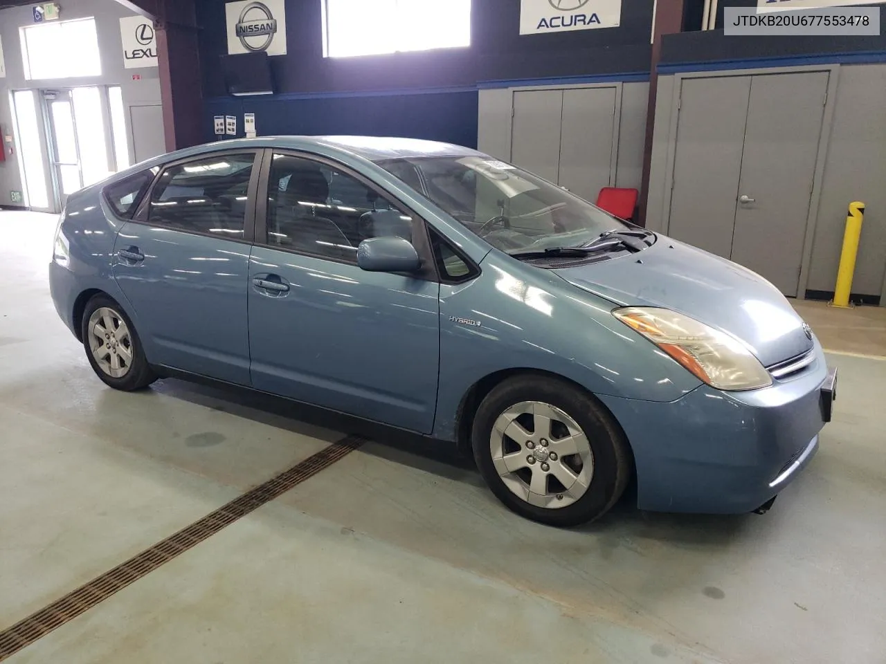 2007 Toyota Prius VIN: JTDKB20U677553478 Lot: 72987124