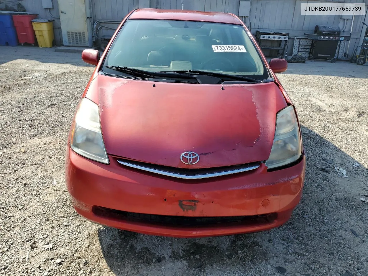 2007 Toyota Prius VIN: JTDKB20U177659739 Lot: 73315624