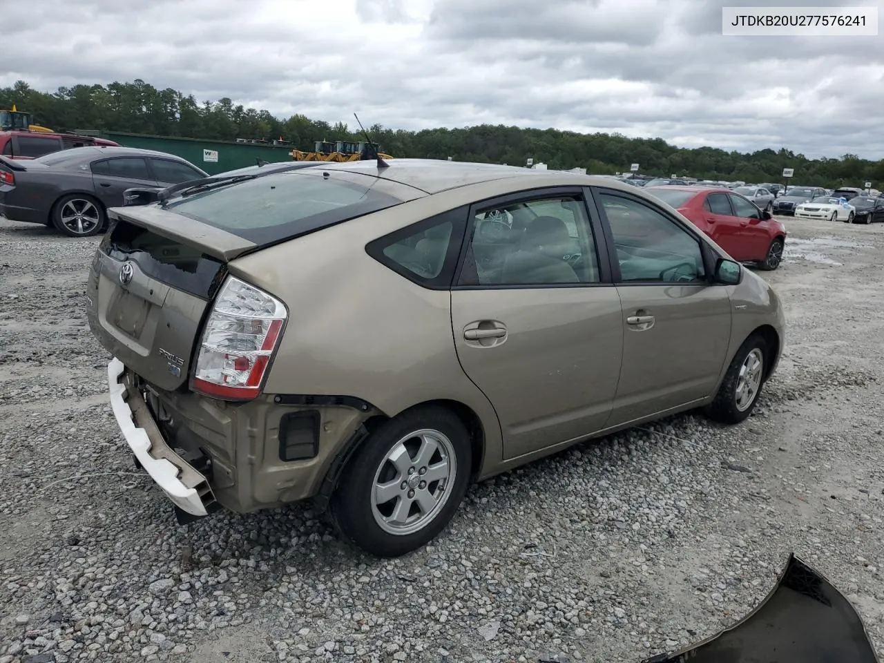 2007 Toyota Prius VIN: JTDKB20U277576241 Lot: 73334194