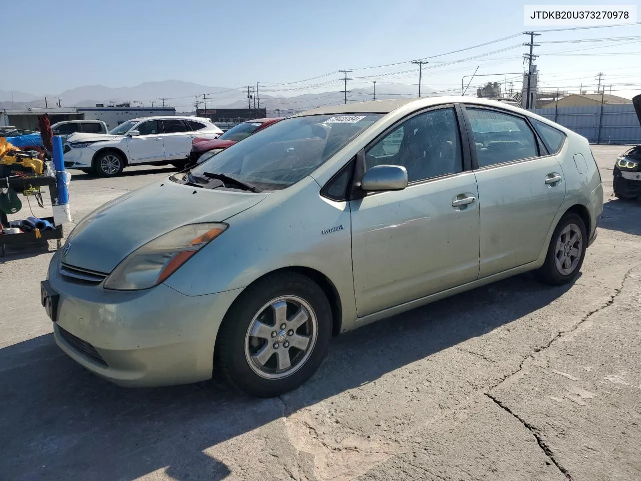 2007 Toyota Prius VIN: JTDKB20U373270978 Lot: 73423184