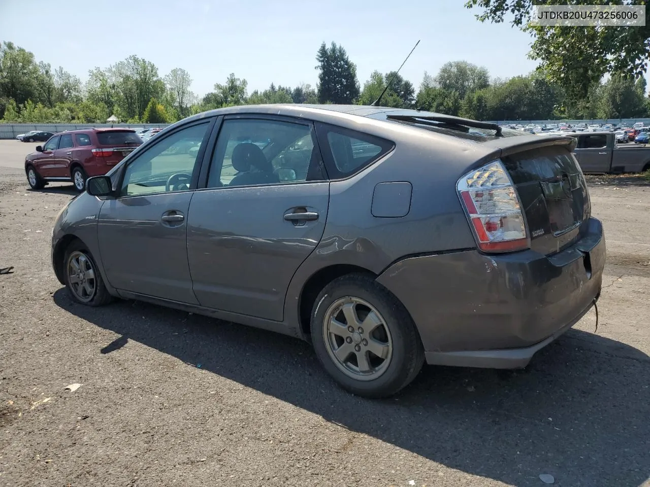 2007 Toyota Prius VIN: JTDKB20U473256006 Lot: 73496914