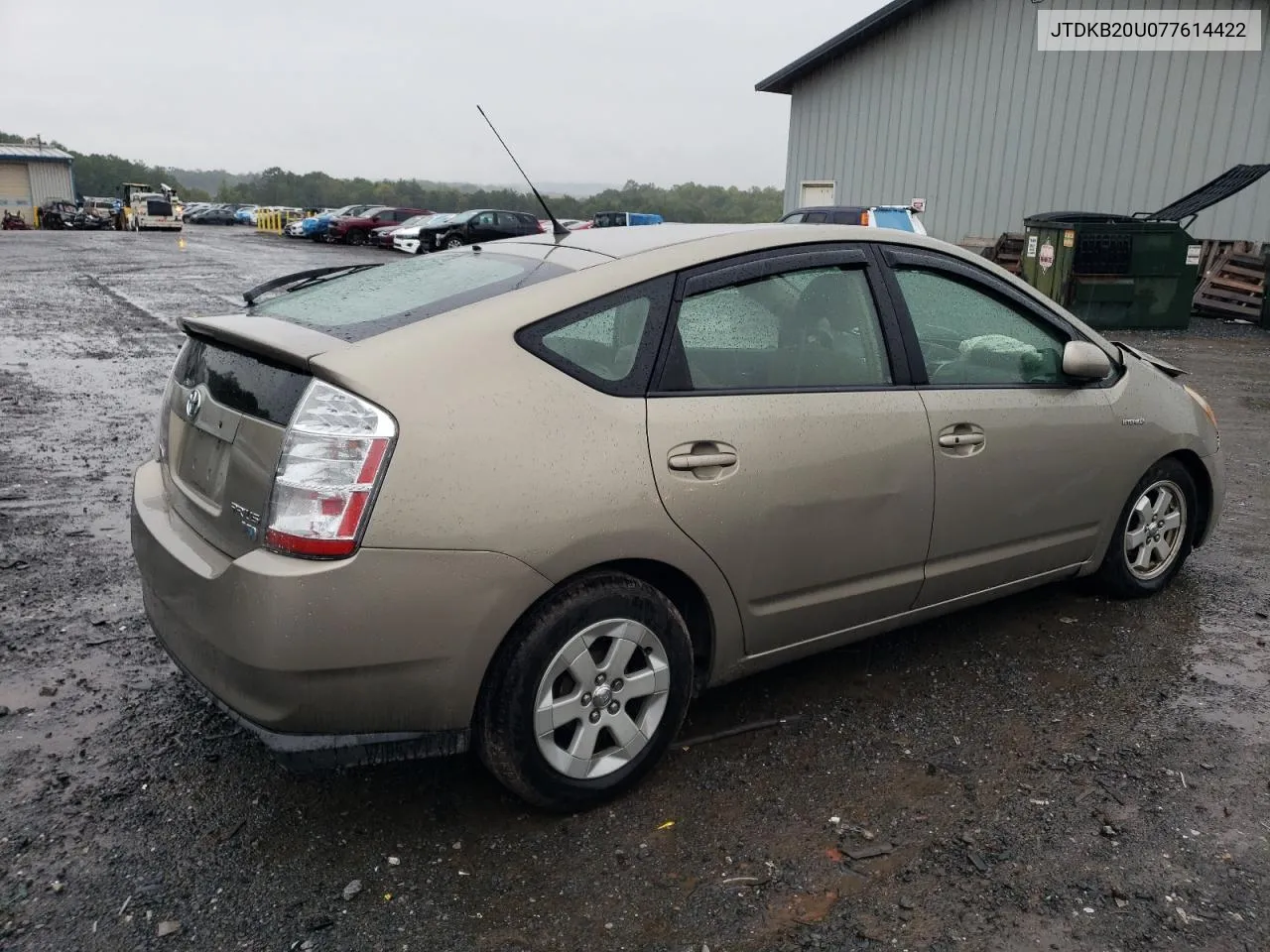 2007 Toyota Prius VIN: JTDKB20U077614422 Lot: 73548224