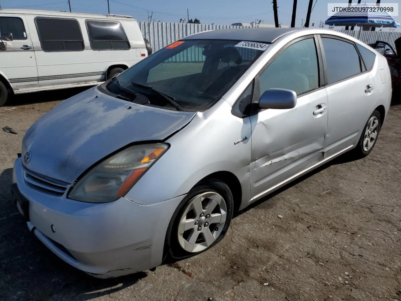 2007 Toyota Prius VIN: JTDKB20U973270998 Lot: 73556554