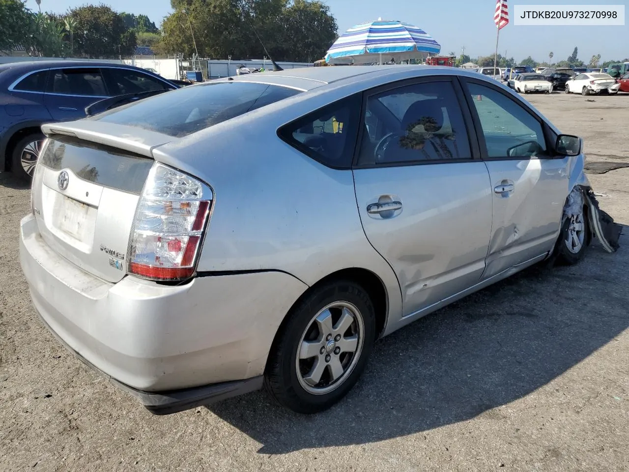 2007 Toyota Prius VIN: JTDKB20U973270998 Lot: 73556554