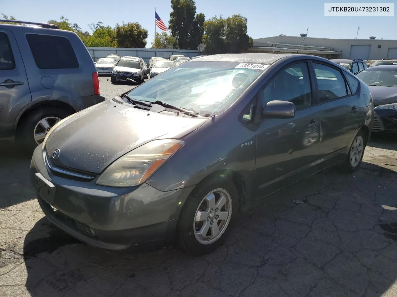 2007 Toyota Prius VIN: JTDKB20U473231302 Lot: 73571814