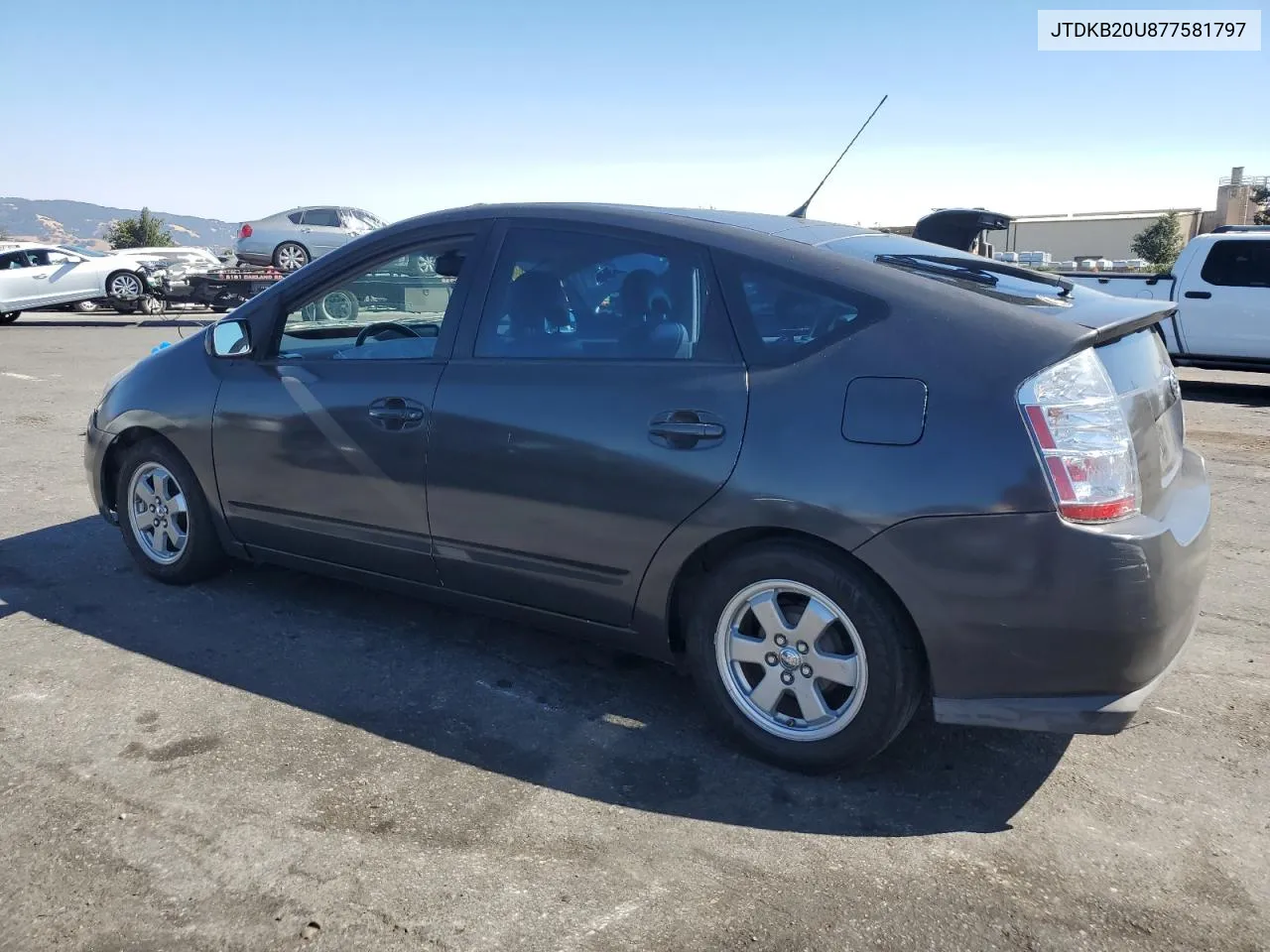 2007 Toyota Prius VIN: JTDKB20U877581797 Lot: 73757954