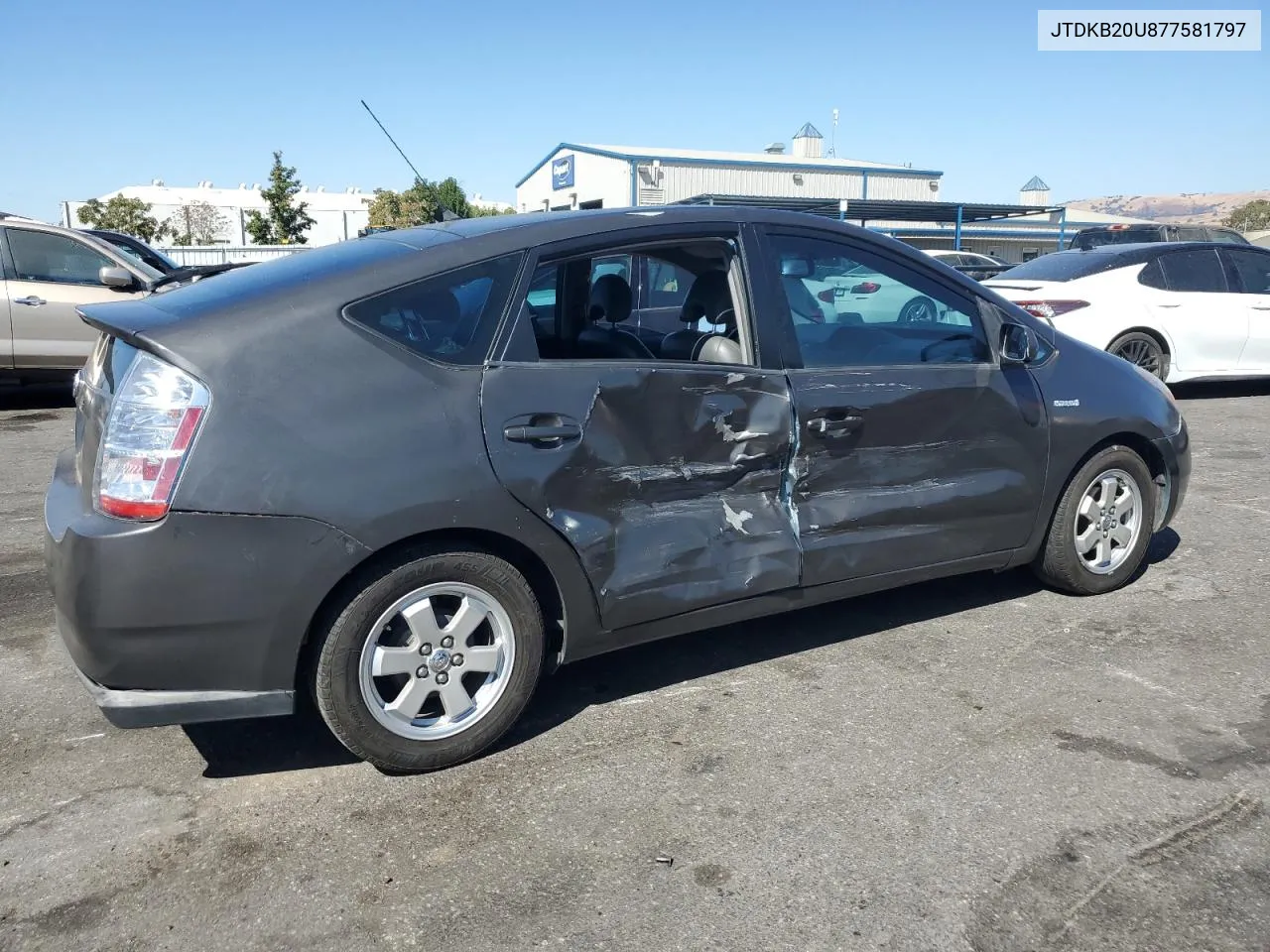 2007 Toyota Prius VIN: JTDKB20U877581797 Lot: 73757954