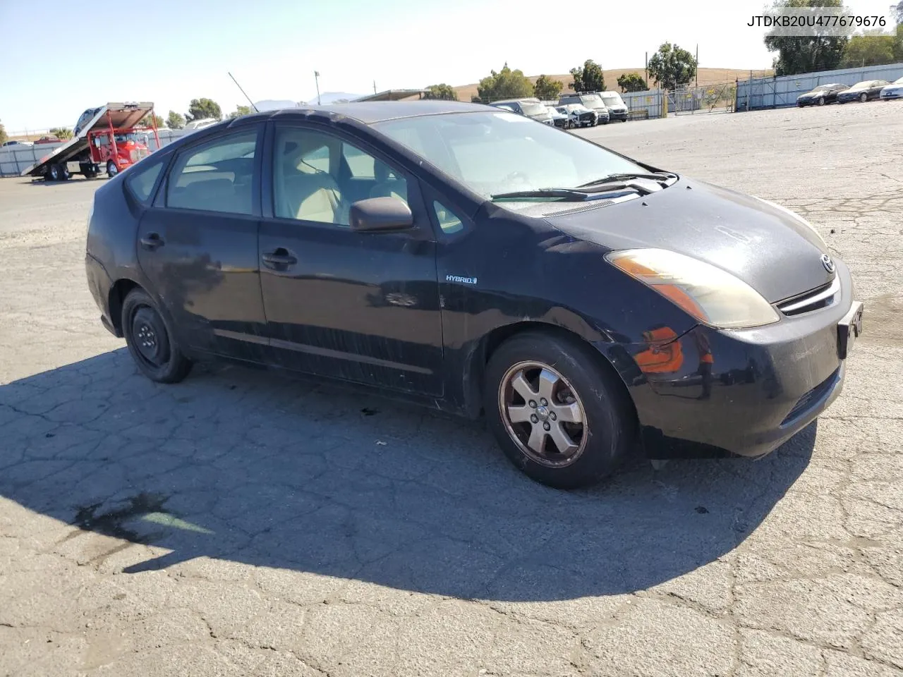 2007 Toyota Prius VIN: JTDKB20U477679676 Lot: 73826004