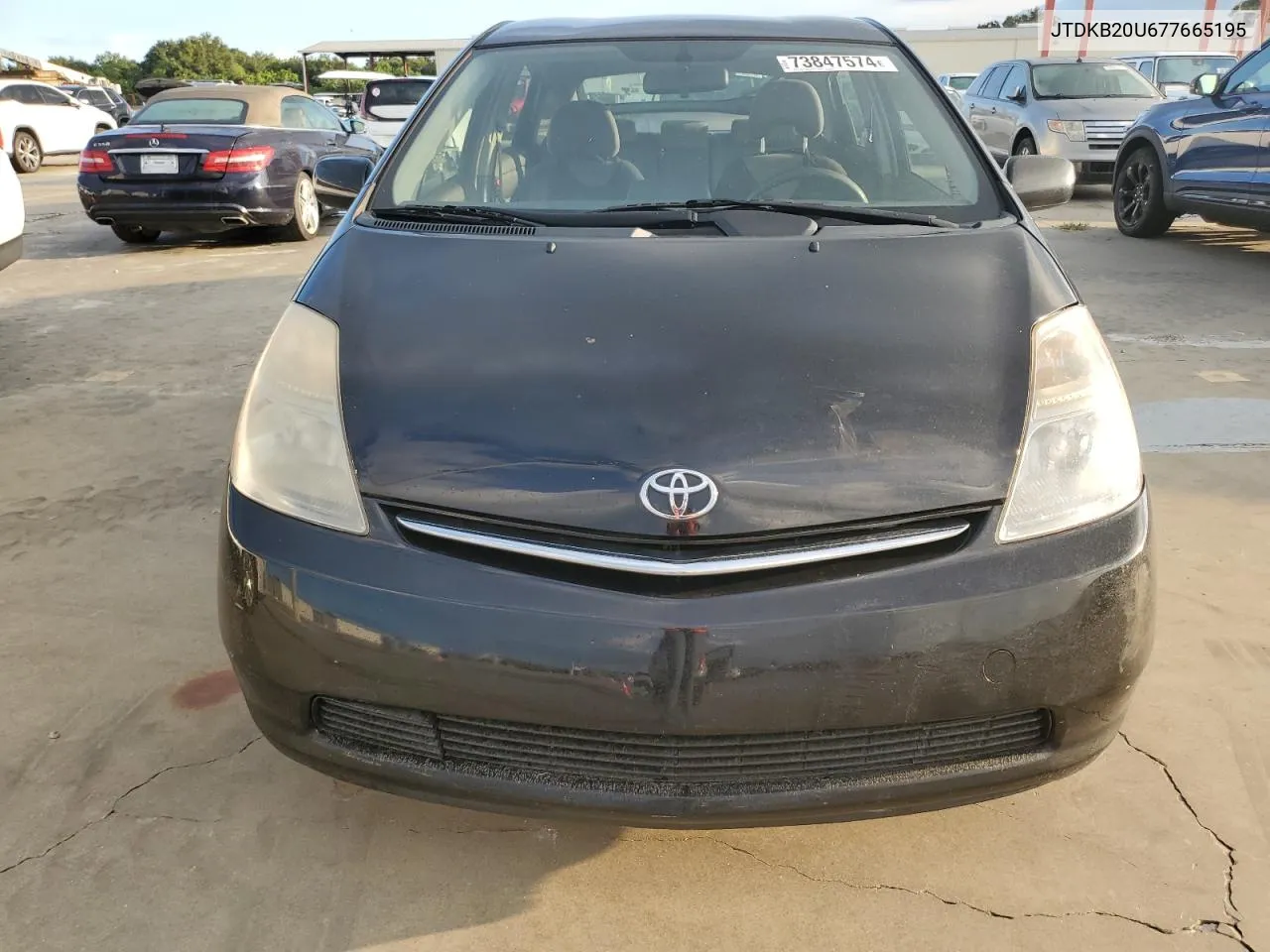 2007 Toyota Prius VIN: JTDKB20U677665195 Lot: 73847574