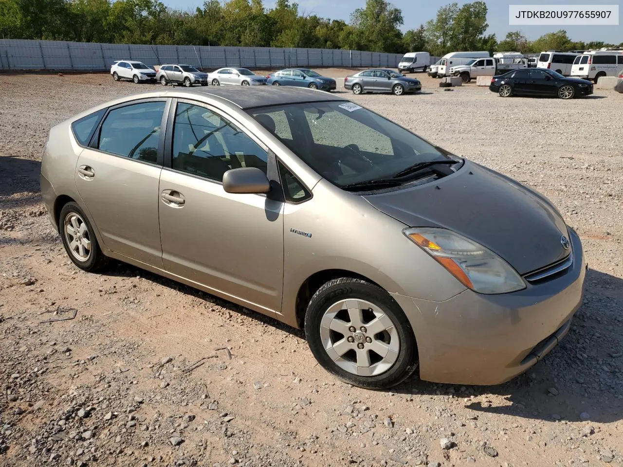 2007 Toyota Prius VIN: JTDKB20U977655907 Lot: 73945334