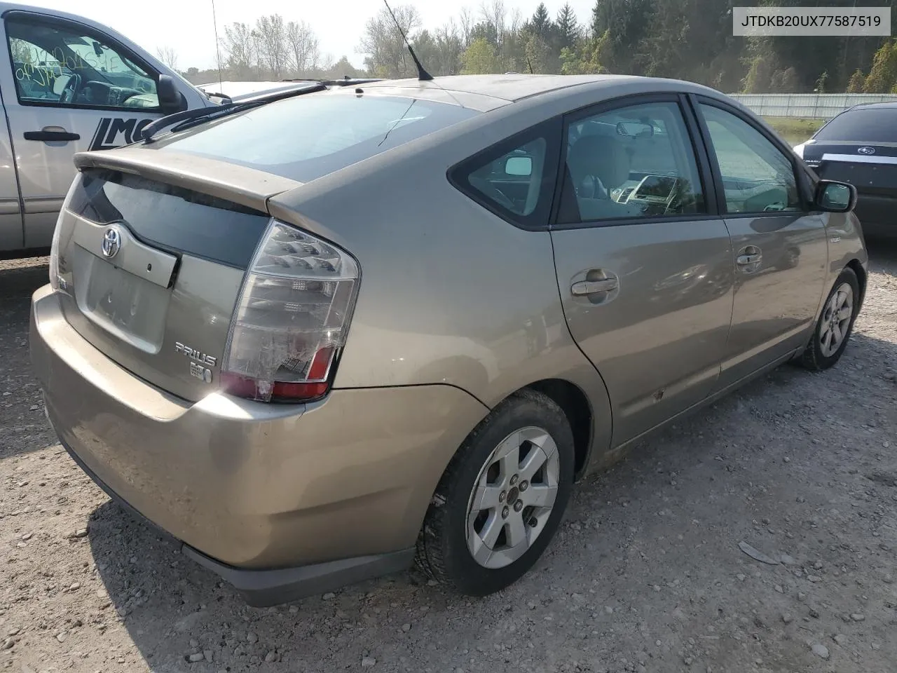 2007 Toyota Prius VIN: JTDKB20UX77587519 Lot: 74078554