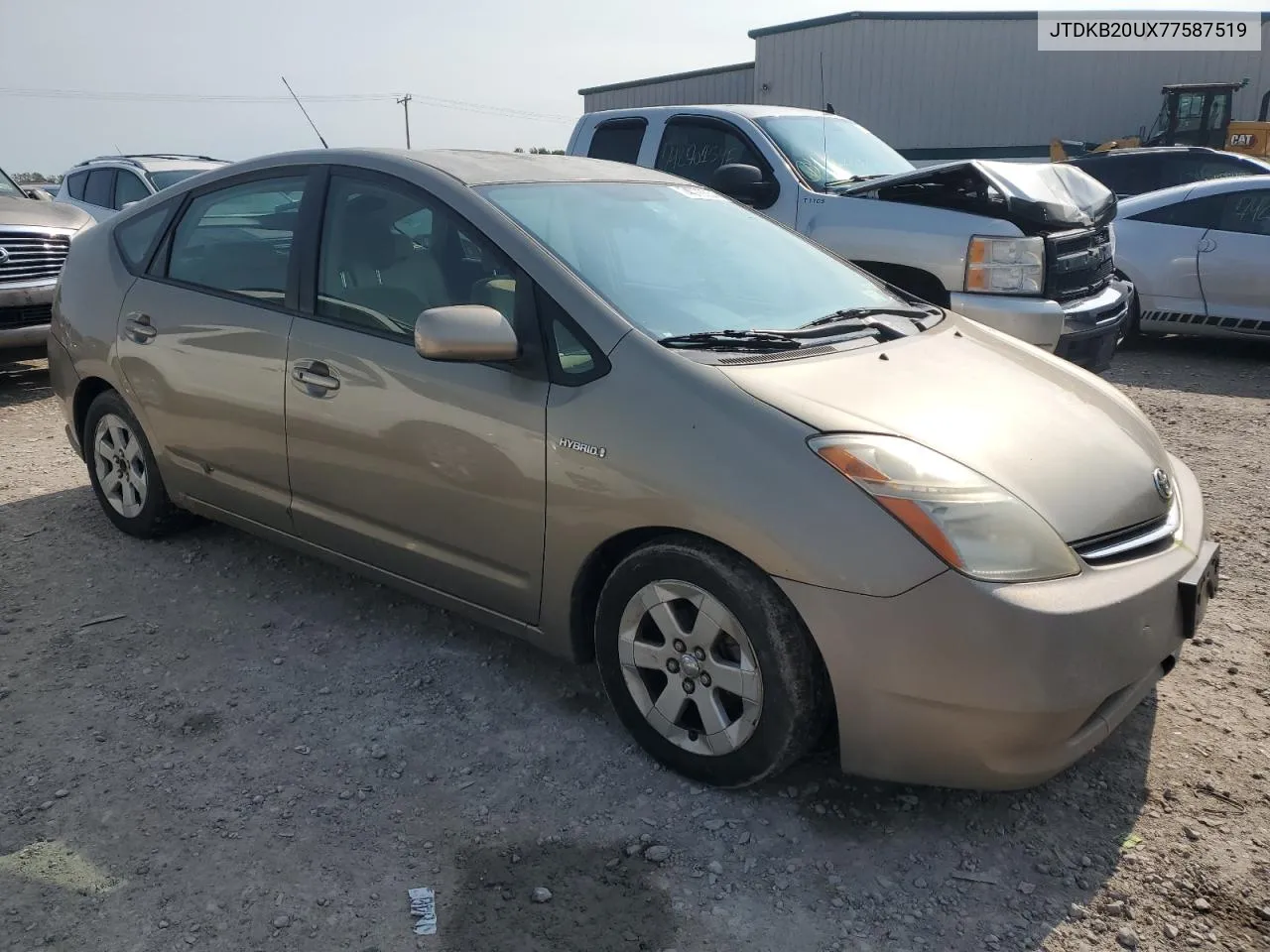 2007 Toyota Prius VIN: JTDKB20UX77587519 Lot: 74078554