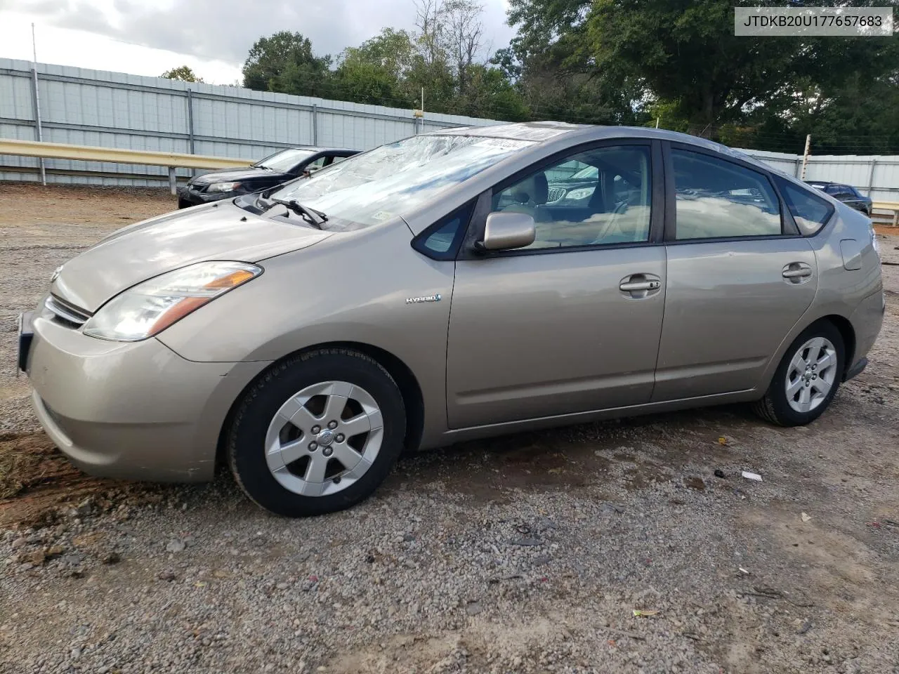 2007 Toyota Prius VIN: JTDKB20U177657683 Lot: 74081804