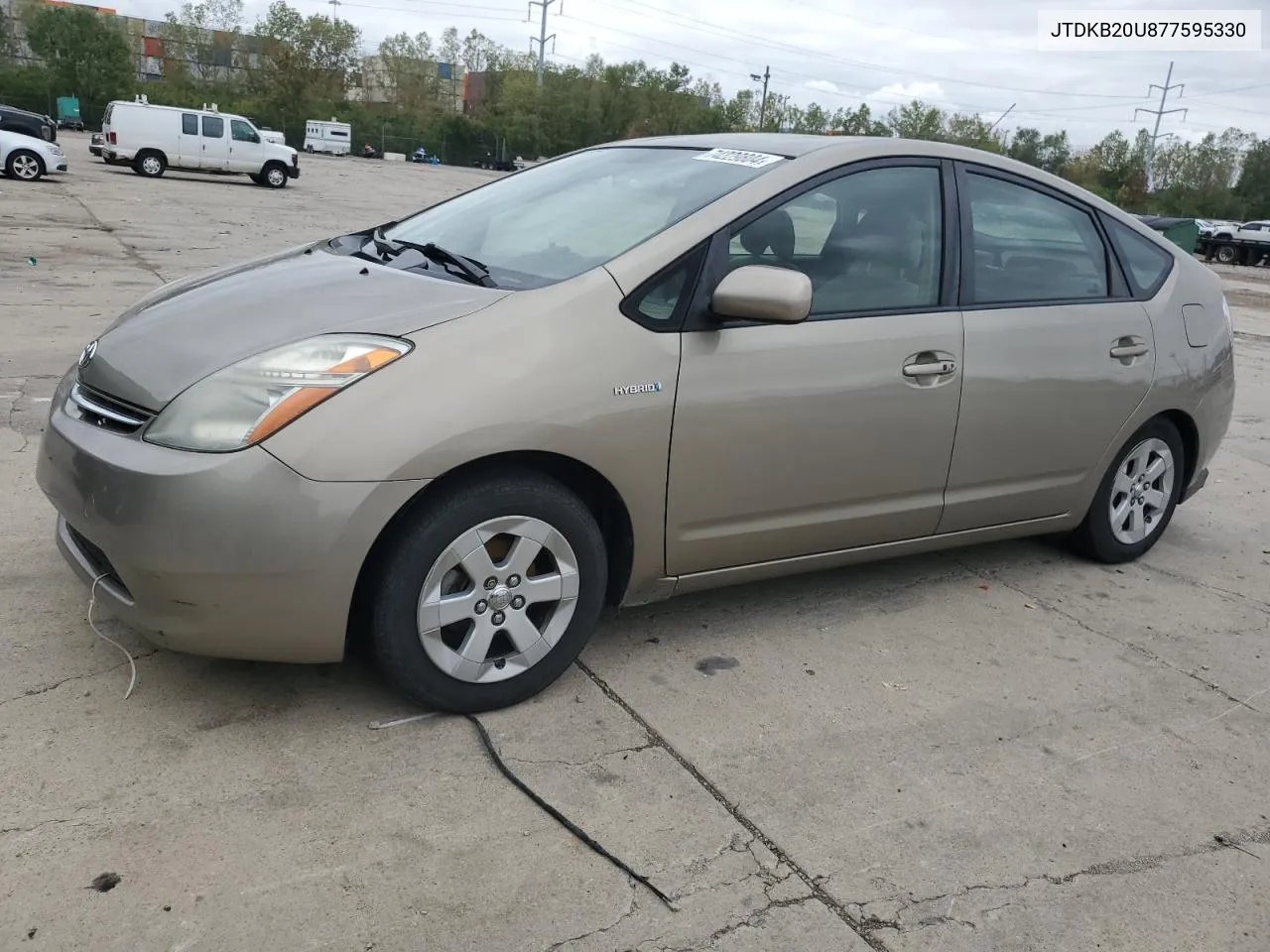 2007 Toyota Prius VIN: JTDKB20U877595330 Lot: 74229804