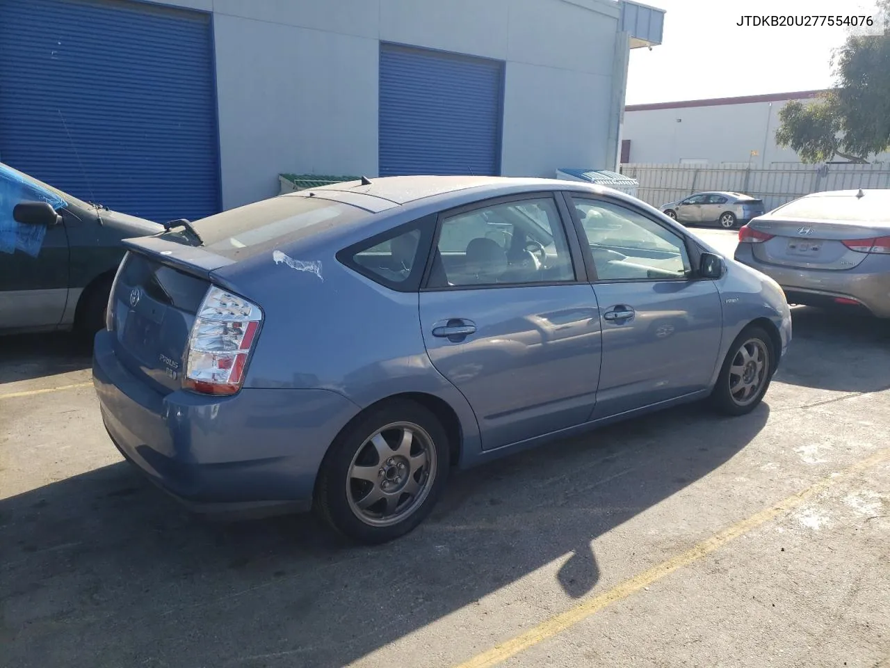 2007 Toyota Prius VIN: JTDKB20U277554076 Lot: 74402414