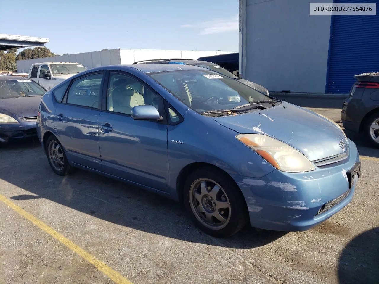 2007 Toyota Prius VIN: JTDKB20U277554076 Lot: 74402414