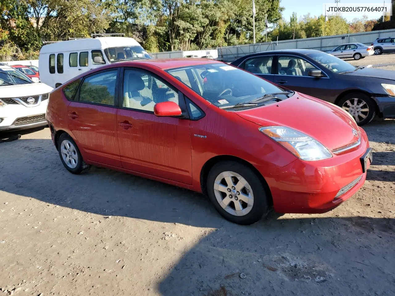 2007 Toyota Prius VIN: JTDKB20U577664071 Lot: 74456564