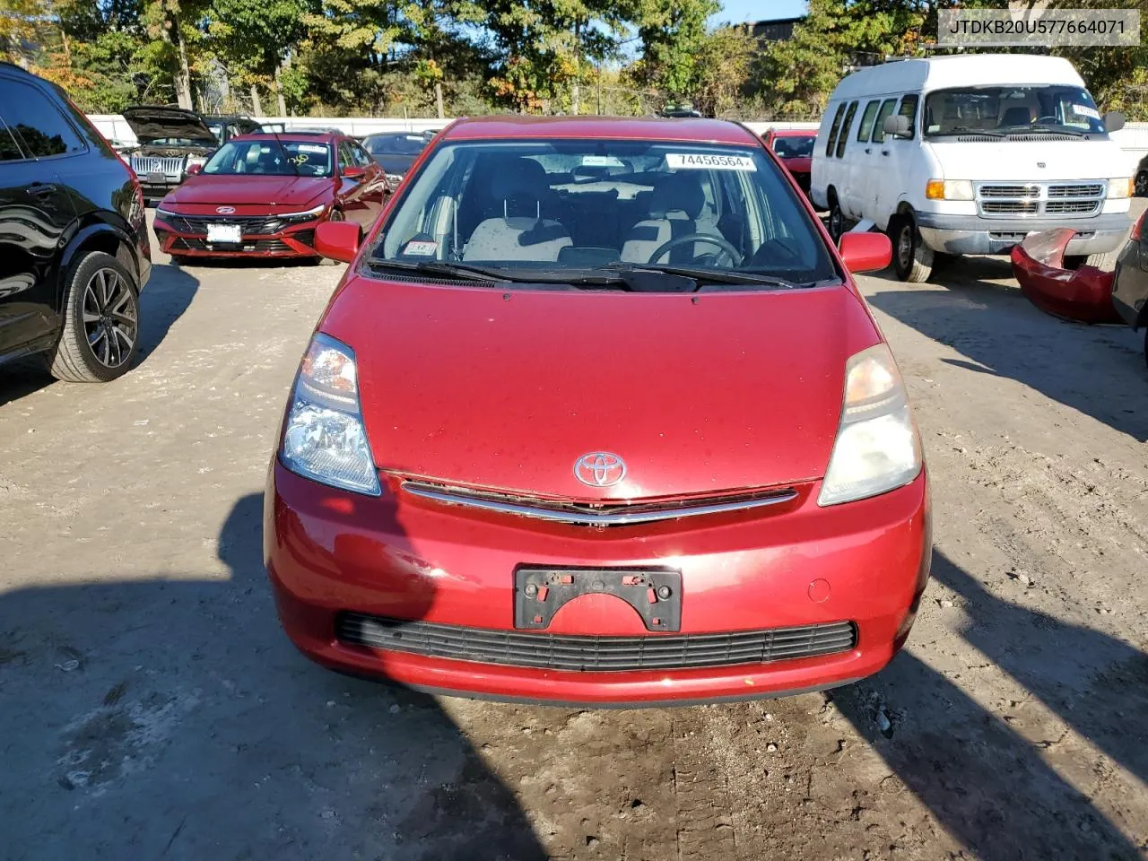 2007 Toyota Prius VIN: JTDKB20U577664071 Lot: 74456564