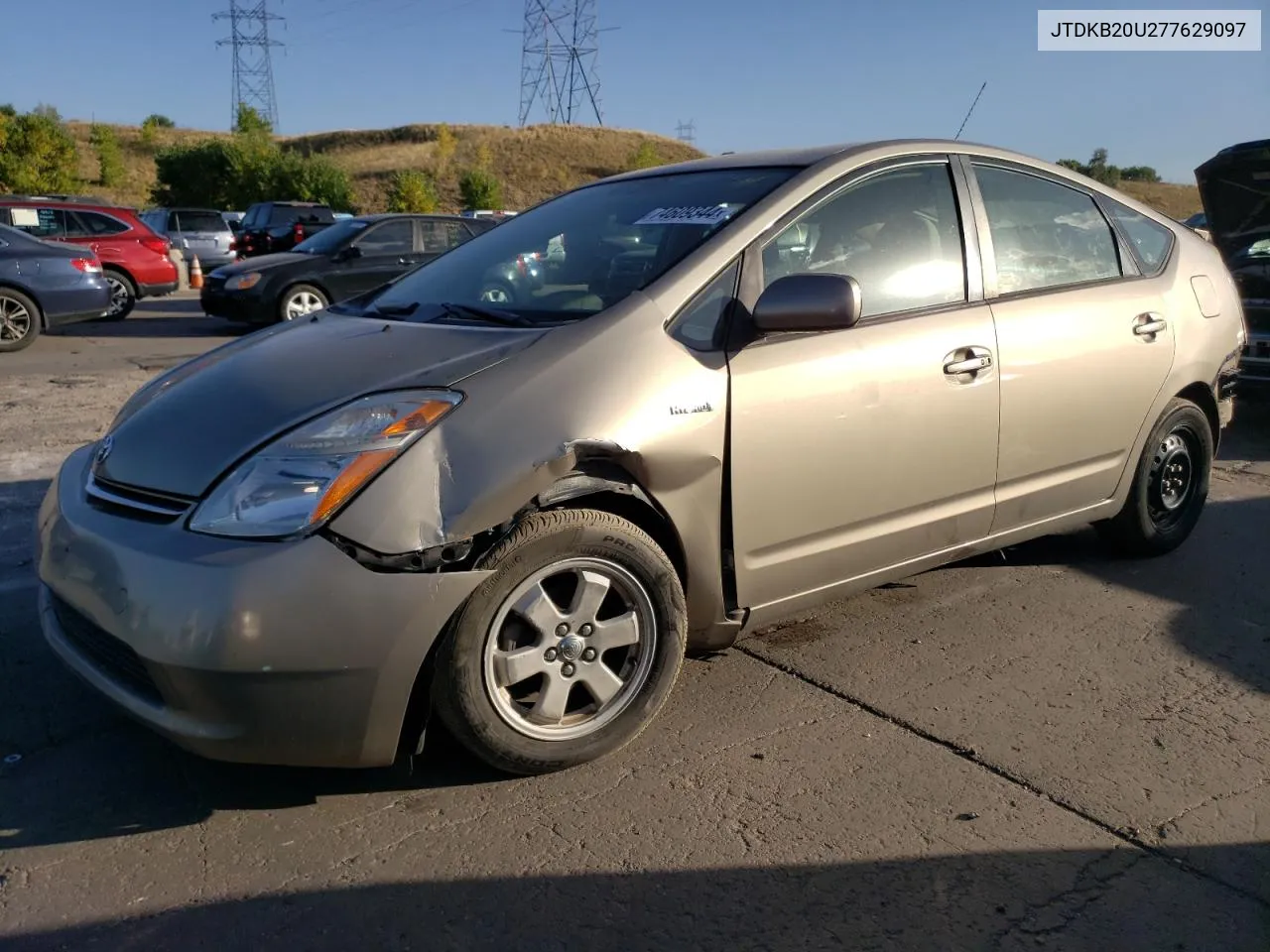 2007 Toyota Prius VIN: JTDKB20U277629097 Lot: 74609344