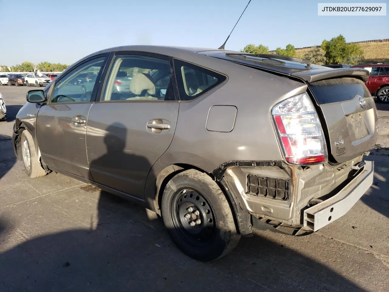 2007 Toyota Prius VIN: JTDKB20U277629097 Lot: 74609344