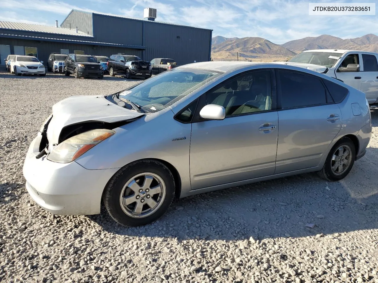 2007 Toyota Prius VIN: JTDKB20U373283651 Lot: 74825764