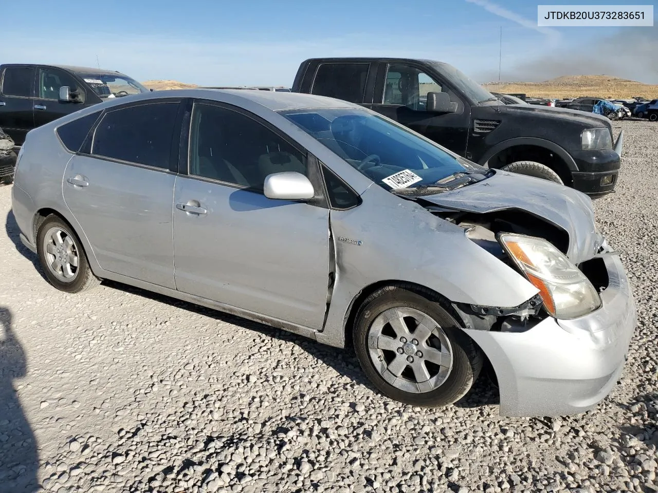 2007 Toyota Prius VIN: JTDKB20U373283651 Lot: 74825764