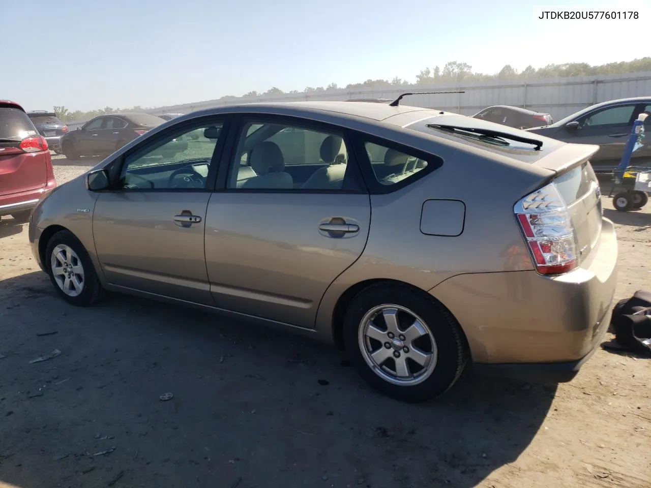 2007 Toyota Prius VIN: JTDKB20U577601178 Lot: 74922424