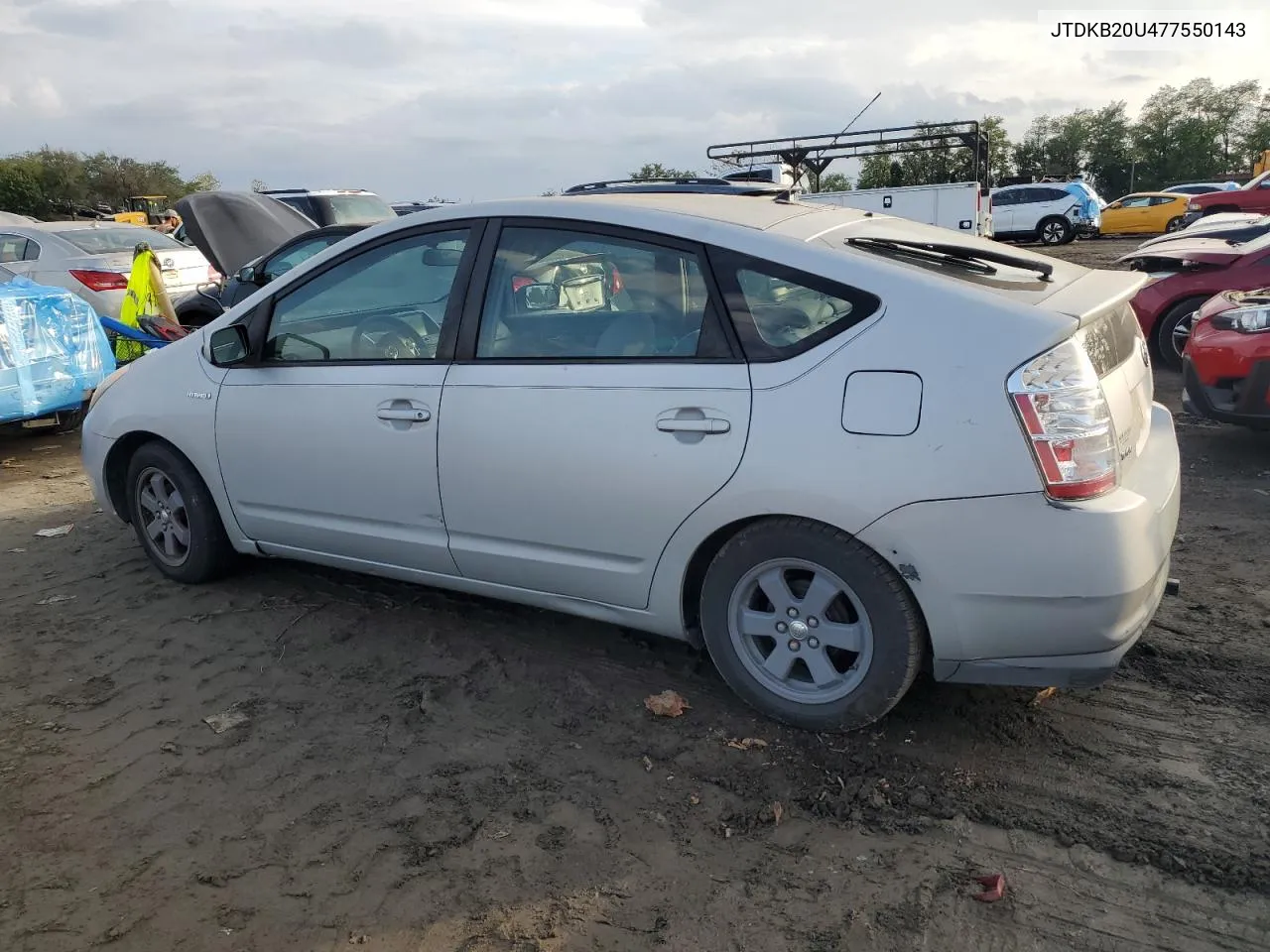 2007 Toyota Prius VIN: JTDKB20U477550143 Lot: 74978334